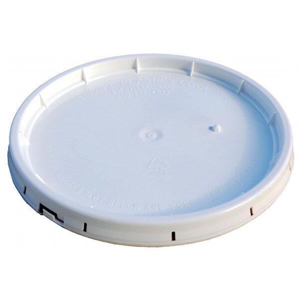 Encore Plastics 5 Gallon Plastic Tear Strip Gasket Pail Lid 50000201218